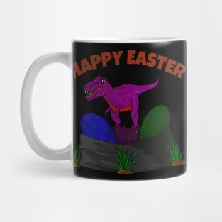 Happy Easter Wished Cute Dinosaur Mug